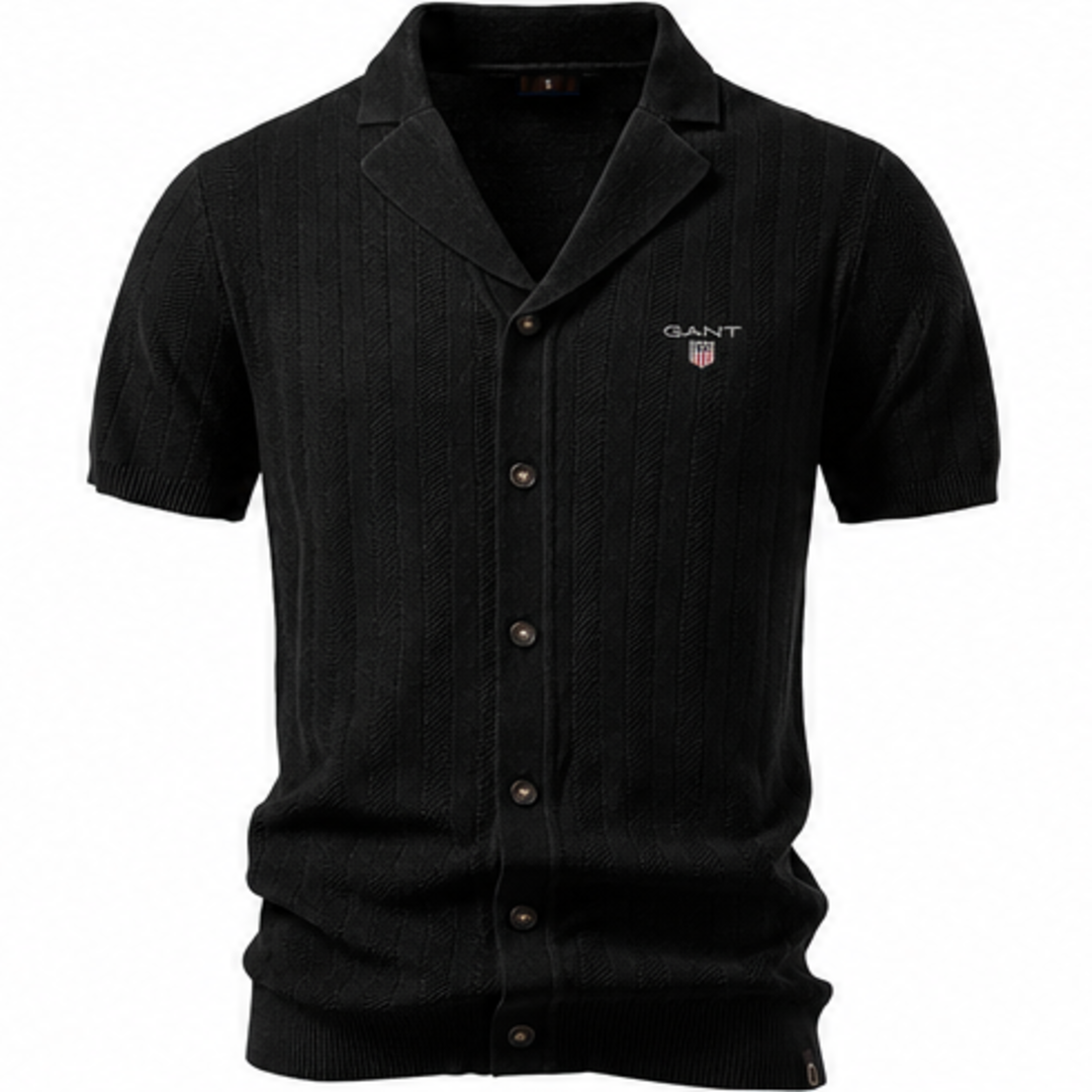 GANT® Elliot Stickad Kortärmad Skjorta