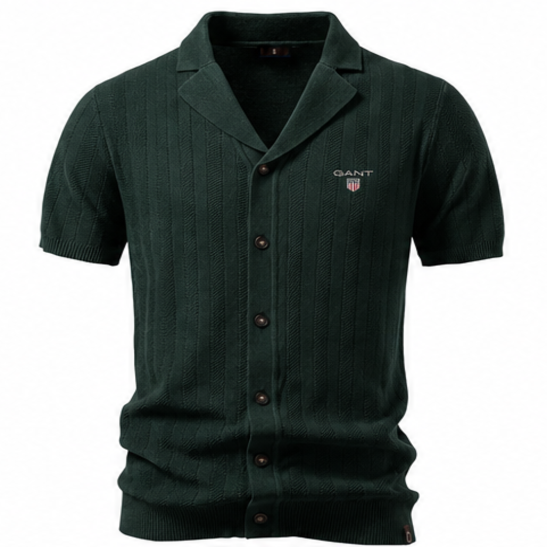 GANT® Elliot Stickad Kortärmad Skjorta